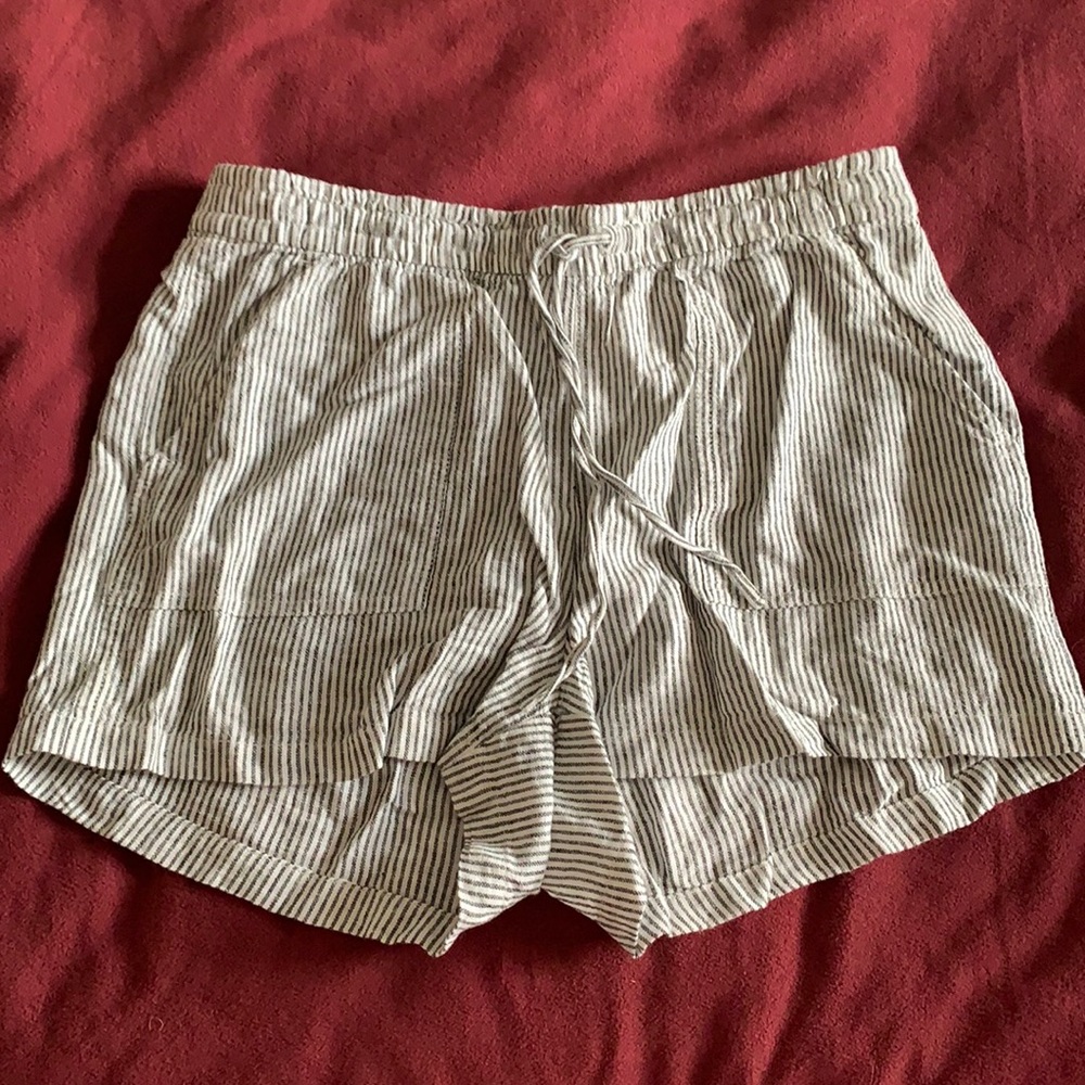 J crew linen shorts